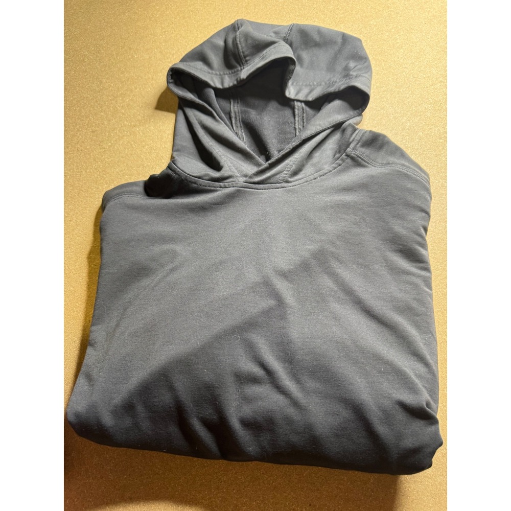 Kuhl Mens Charcoal Gray Performance Hoodie Lightweight Pullover Thumbholes